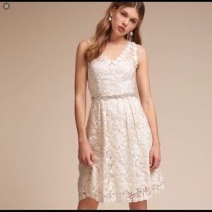 NWOT 100% silk size 12 BHLDN Anthropologie dress COLLINS